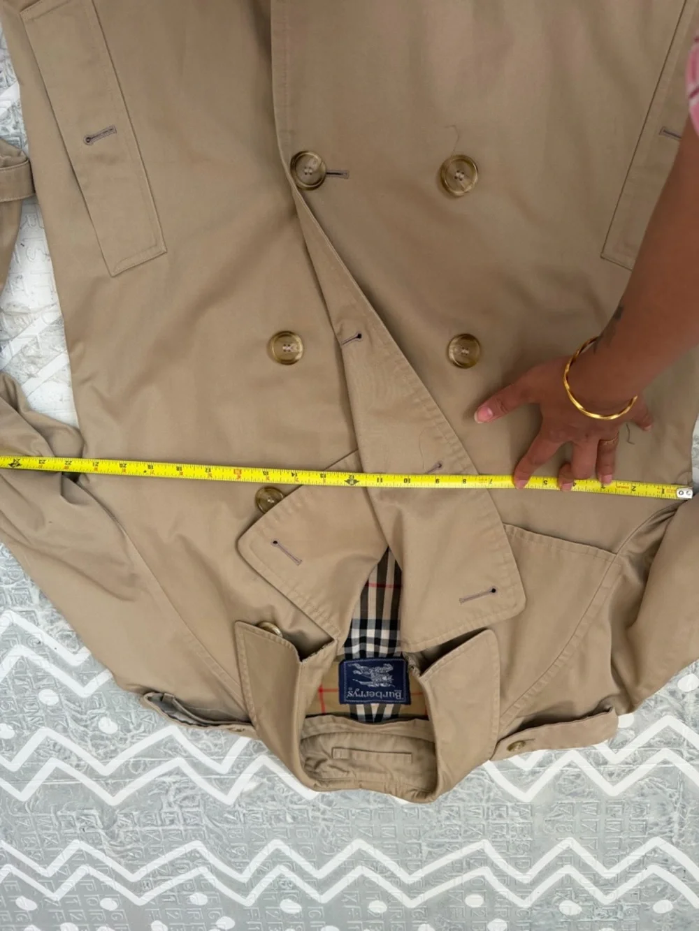 BURBERRY'S Trench Coat Size: Men Classi US small 38R small - Picture 9 of 16